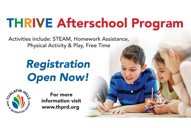 THPRD's After School programs keep kids safe, active and engaged in fun activities.