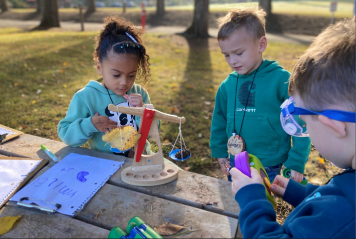 Nature Kids offers a safe and welcoming environment for preschoolers to develop social, communication, and motor skills.