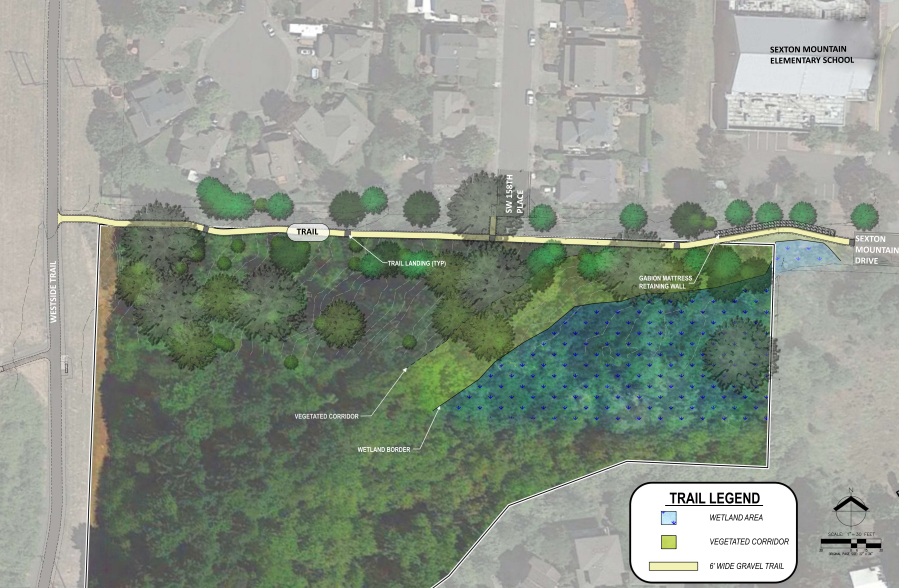 Concept Plan finalized for New Trail from Westside Trail to Sexton Mountain Dr