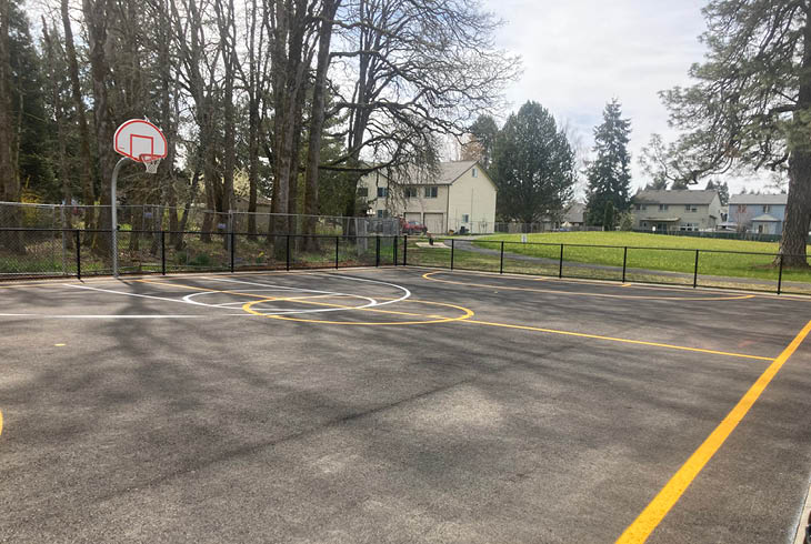 Multiuse sport court